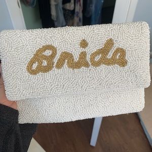 Show Me Your MuMu Beaded Bride Clutch